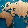 Globe icon for relocation services